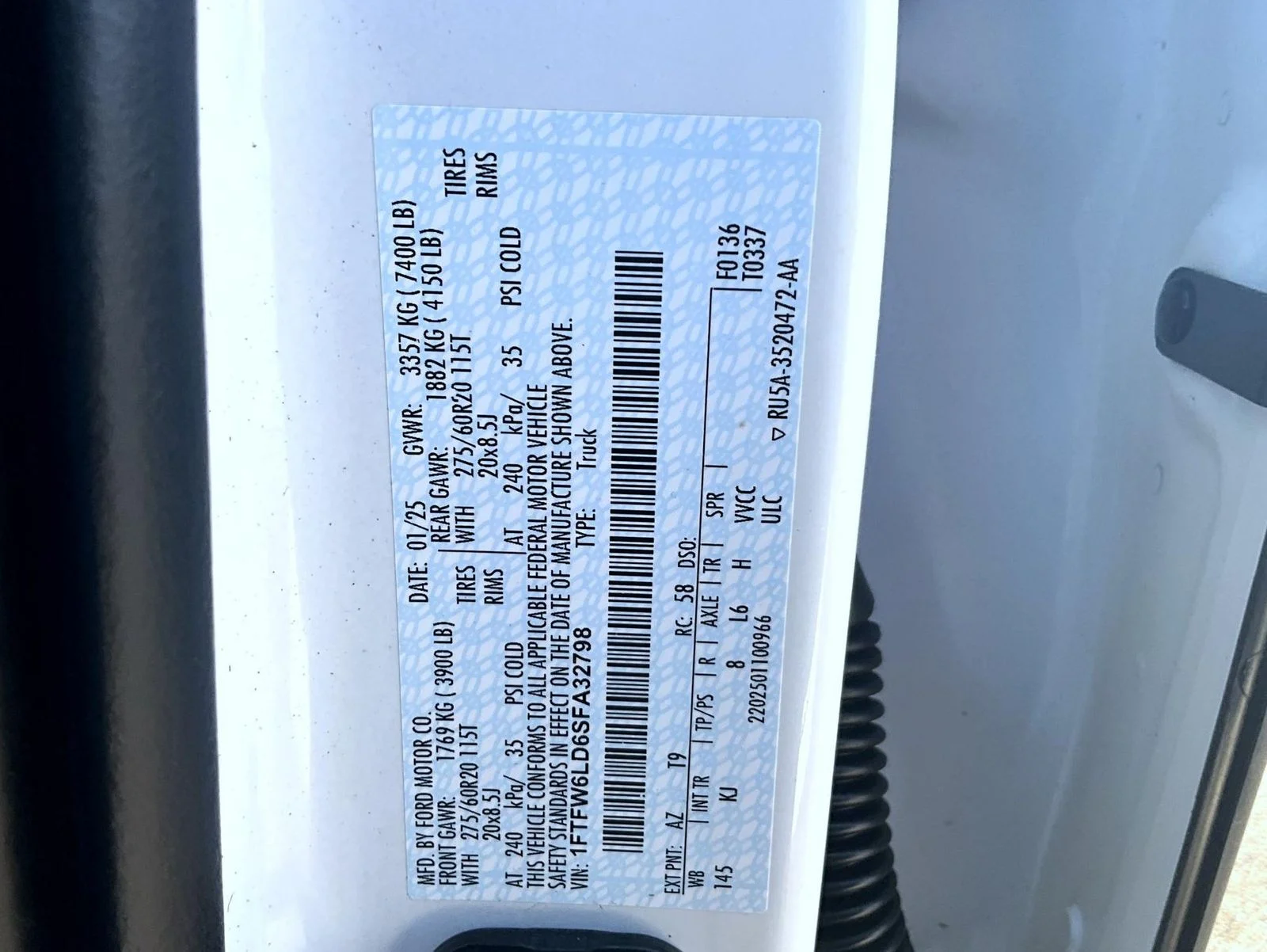 Used 2025 White Ford King Ranch image 29