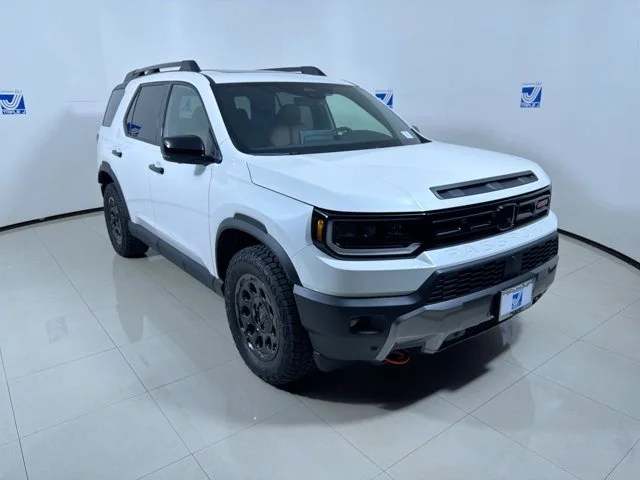 New 2026 PLATINUM WHITE Honda TrailSport Elite Blackout image 1