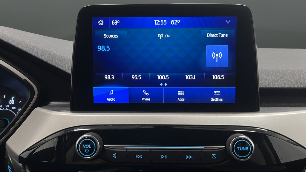 Used 2022 Iced Blue Silver Metallic Ford SE image 13