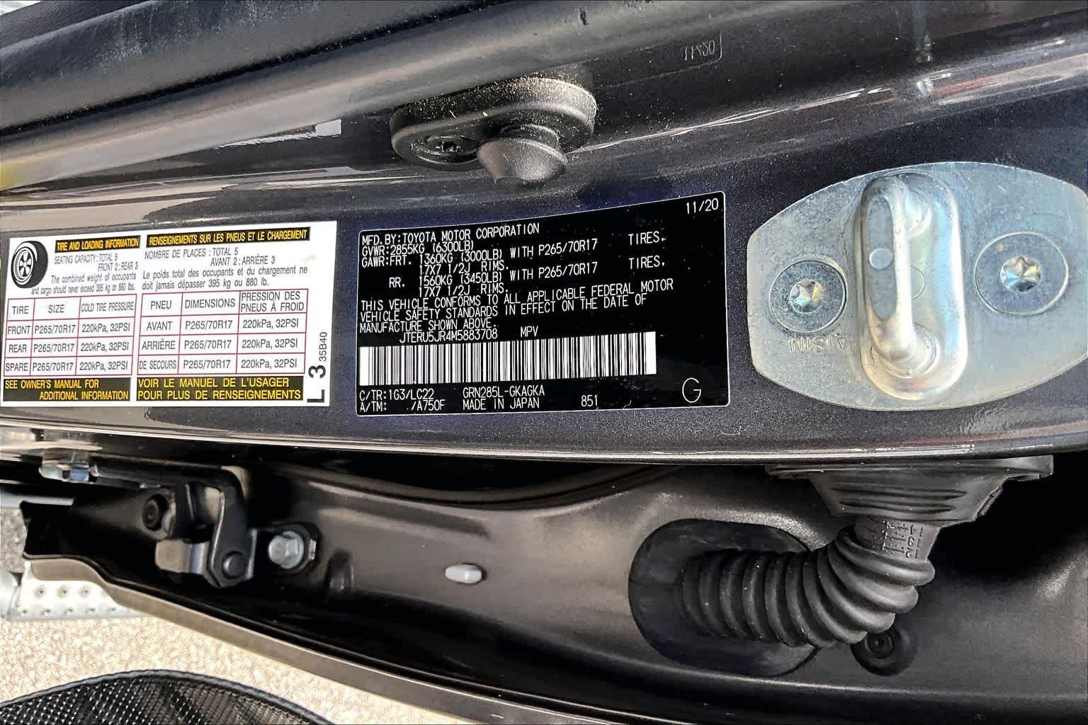 Used 2021 Magnetic Gray Metallic Toyota TRD Off Road Premium image 33