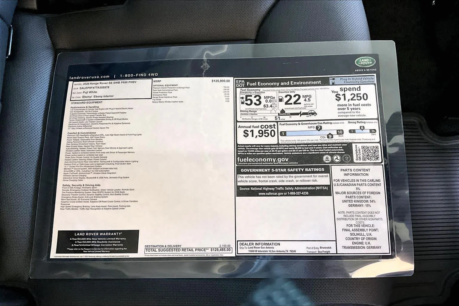 New 2026  Land Rover SE image 21