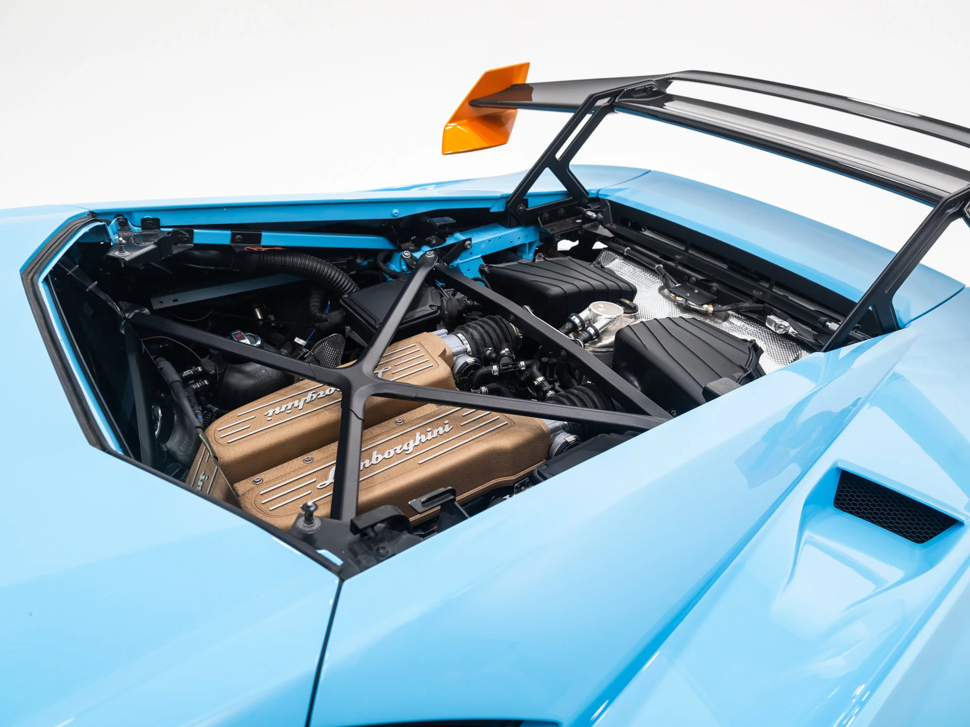 Used 2022 Blu Laufey Metallic Lamborghini Base image 66