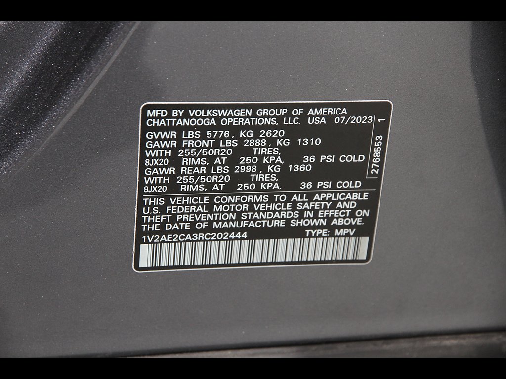 Used 2024 Platinum Gray Metallic Volkswagen SEL R-Line 4Motion image 22