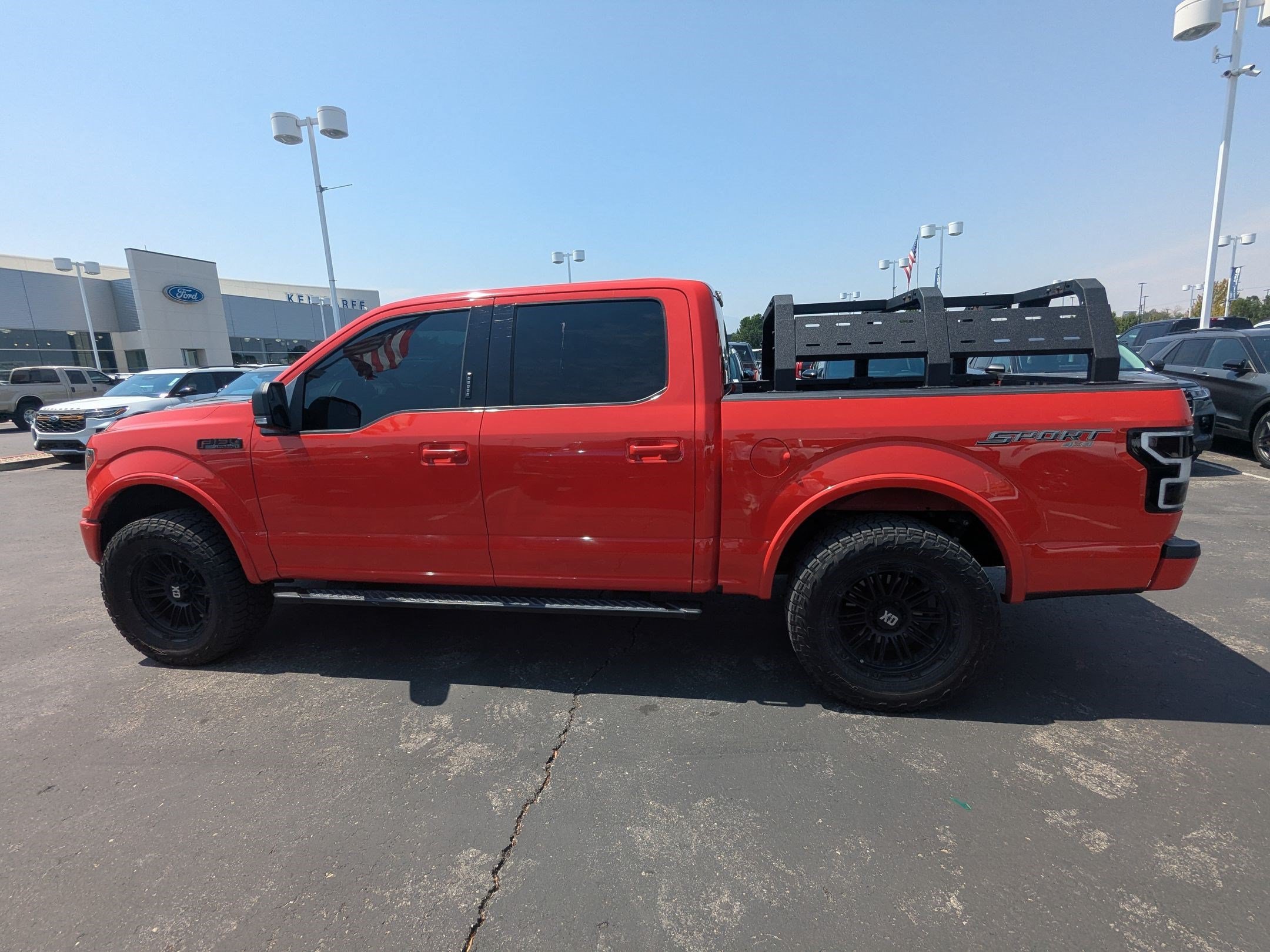 Used 2018 Race Red Ford XLT image 3