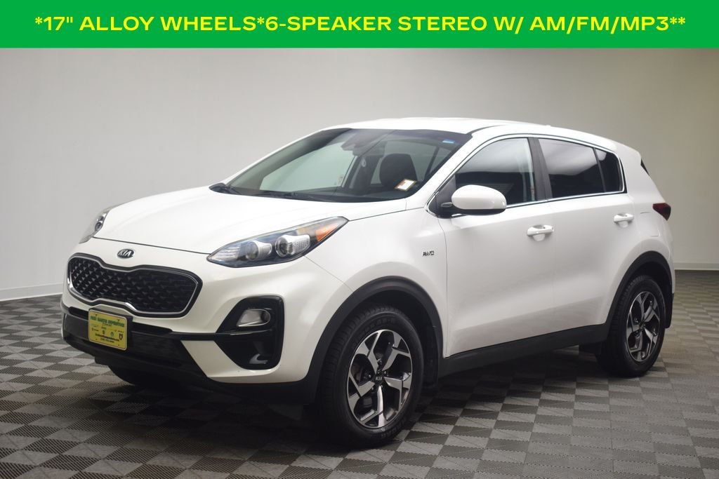 Used 2020 Clear White Kia LX image 2