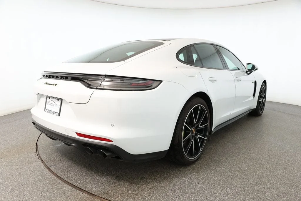 Used 2023 Carrara White Metallic Porsche 4 E-Hybrid Platinum Edition AWD w/ 21