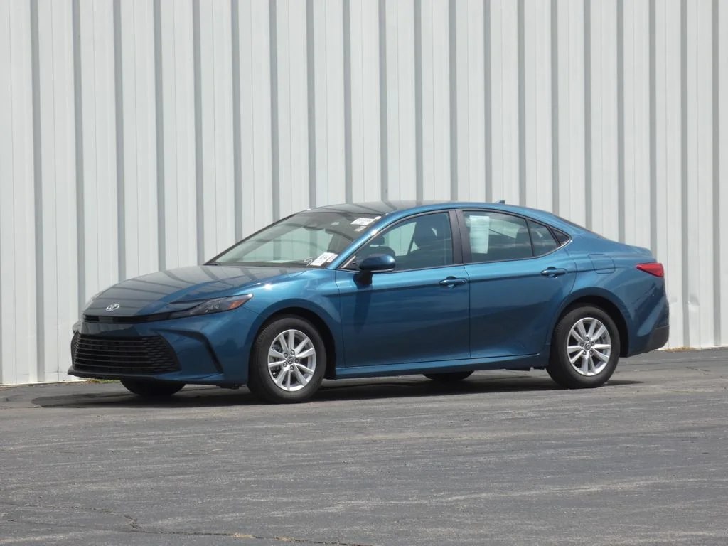 Used 2025 Blue Toyota LE image 35