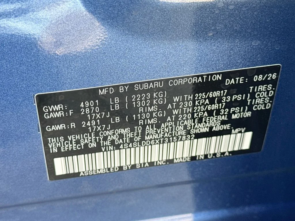 New 2026 Blue Subaru Premium image 41
