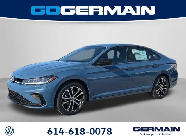New 2026 Blue Volkswagen 1.5T Sport image 1