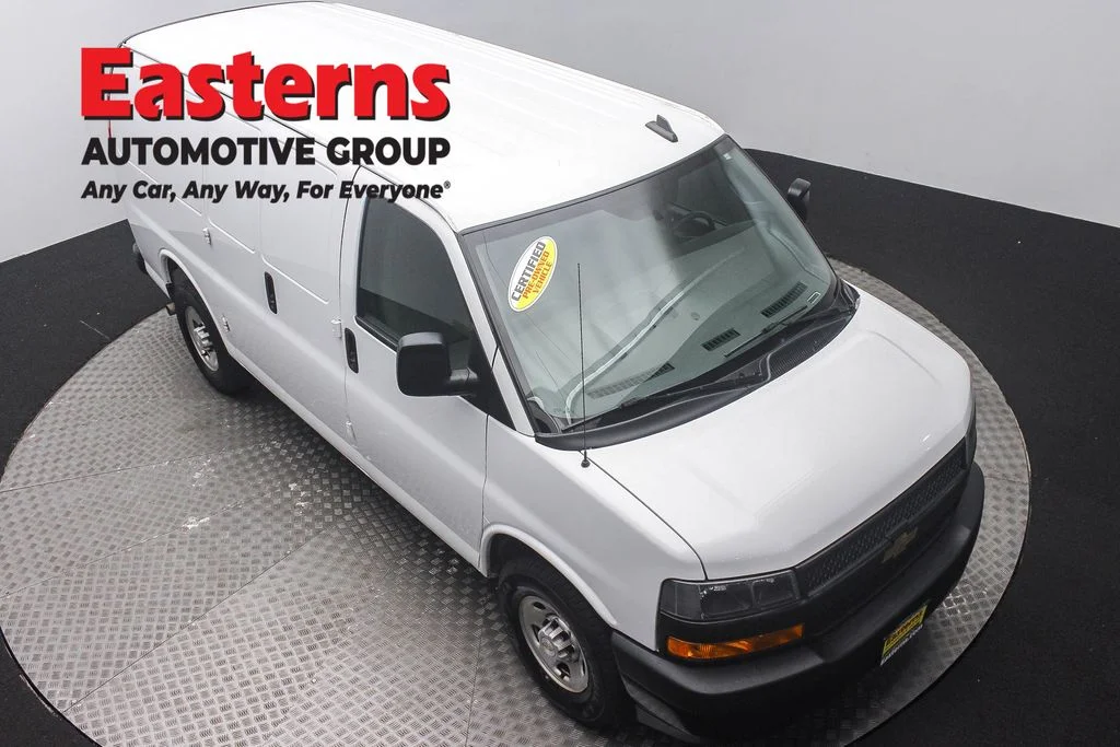 Used 2021 White Chevrolet Work Van image 3