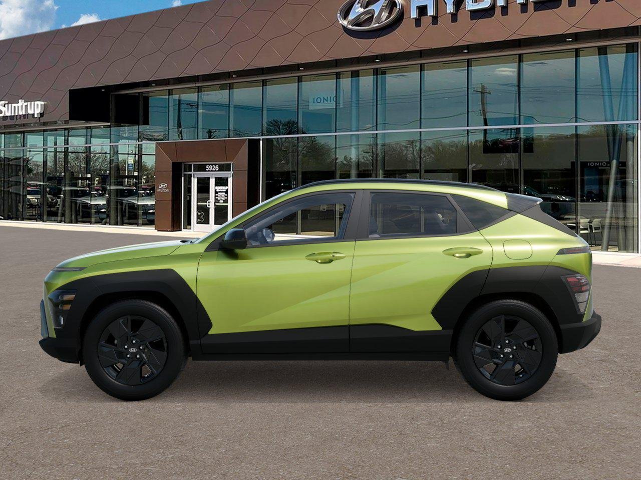 New 2027 Neoteric Yellow Hyundai SEL Sport AWD image 3