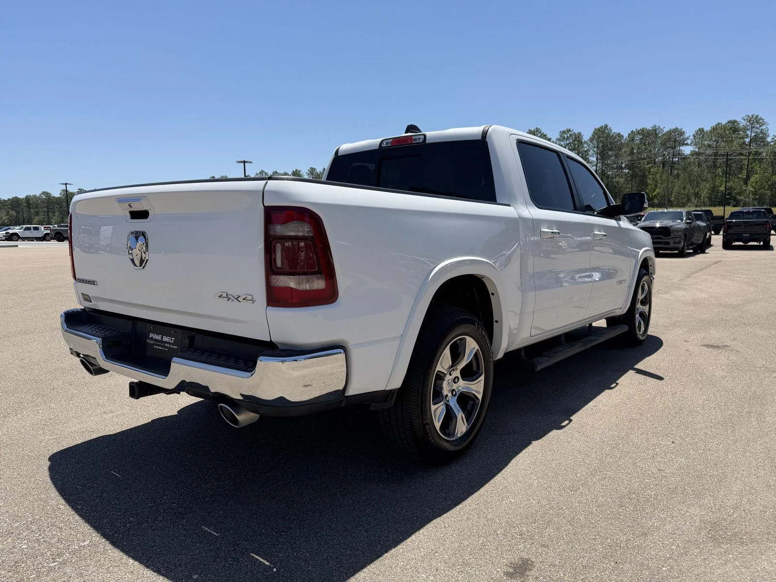 Used 2022 Bright White Clearcoat Ram Laramie image 6