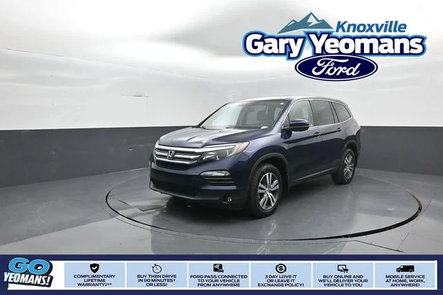 Used 2017 Blue Honda EX-L image 1