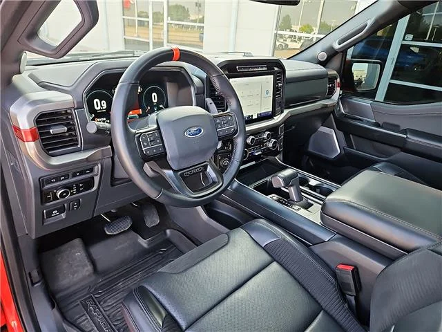 Used 2023 Orange Ford Raptor 4x4 SuperCrew Cab 5.5 ft. box 145 in. WB image 13