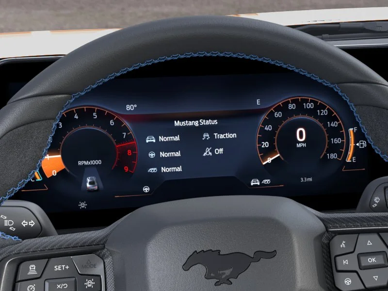 New 2026 Orange Fury Metallic Tri-coat Ford Dark Horse® Premium image 13