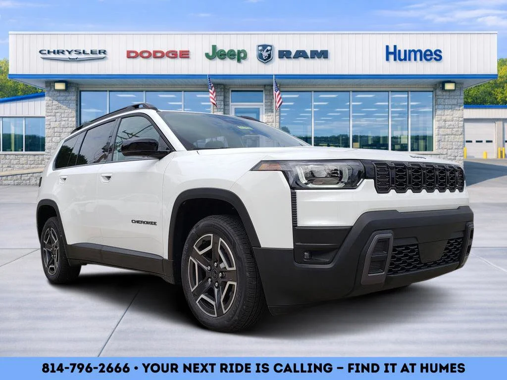 New 2026 Bright White Clearcoat Jeep Limited image 1