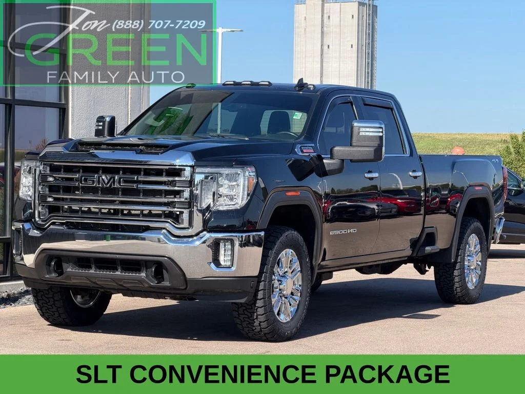 Used 2022 Black GMC SLT image 1