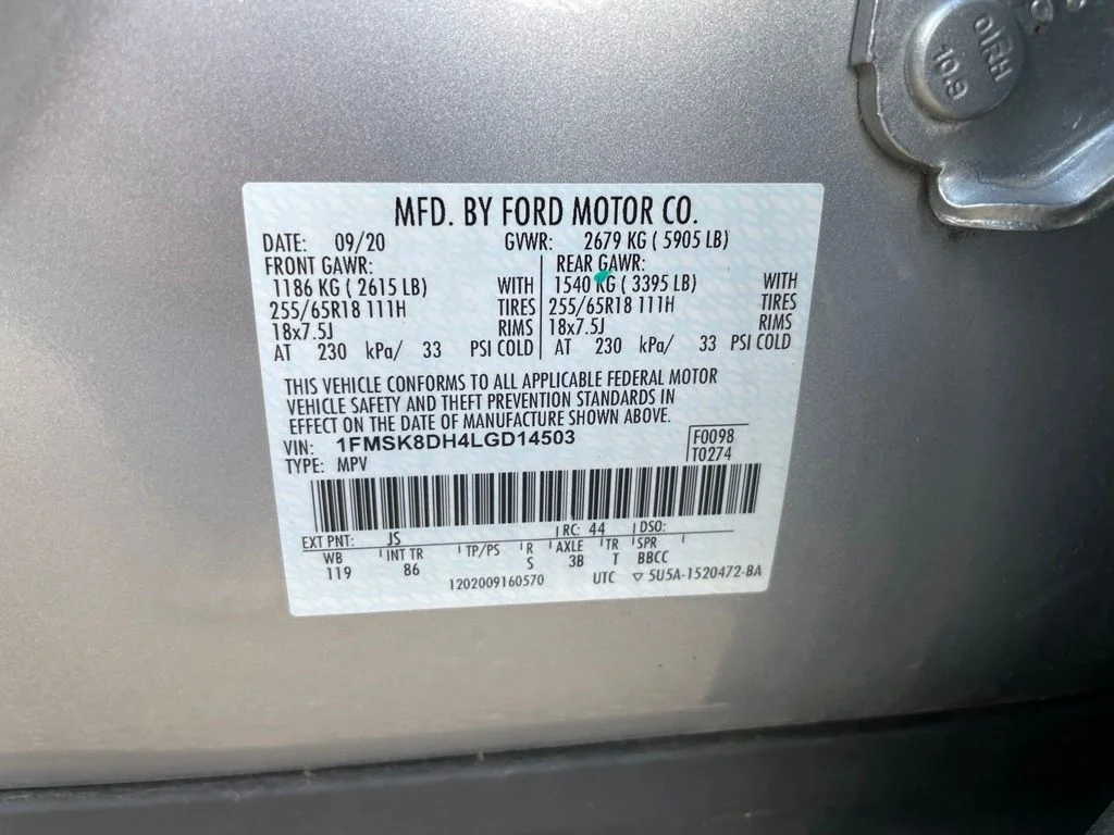 Used 2020 Silver Metallic Ford XLT image 35