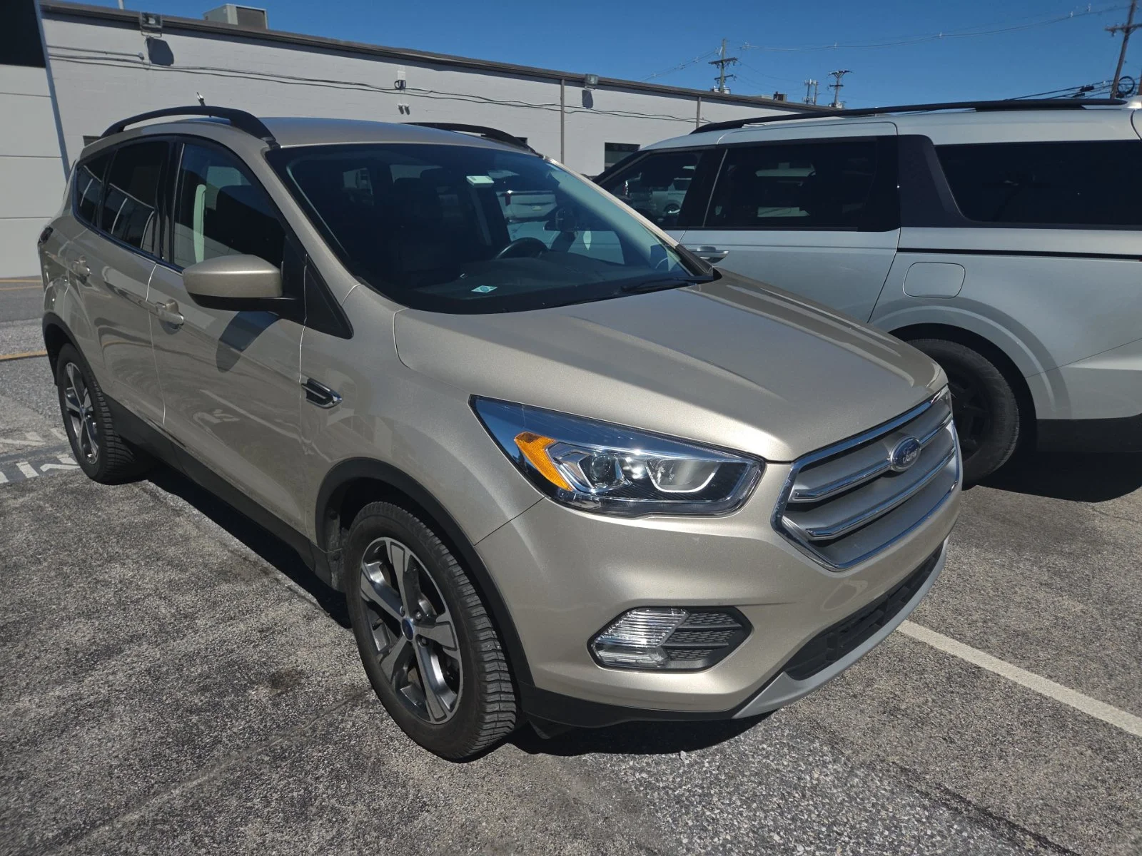 Used 2017 Gold Ford SE image 3