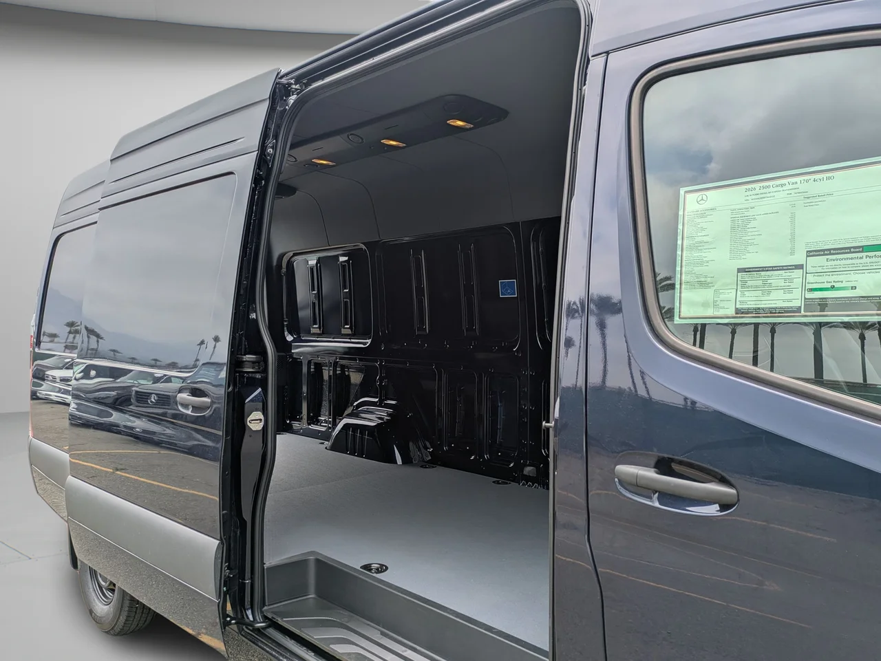 New 2026 Cavansite Blue Metallic Mercedes-Benz Cargo 170 WB High Roof image 6