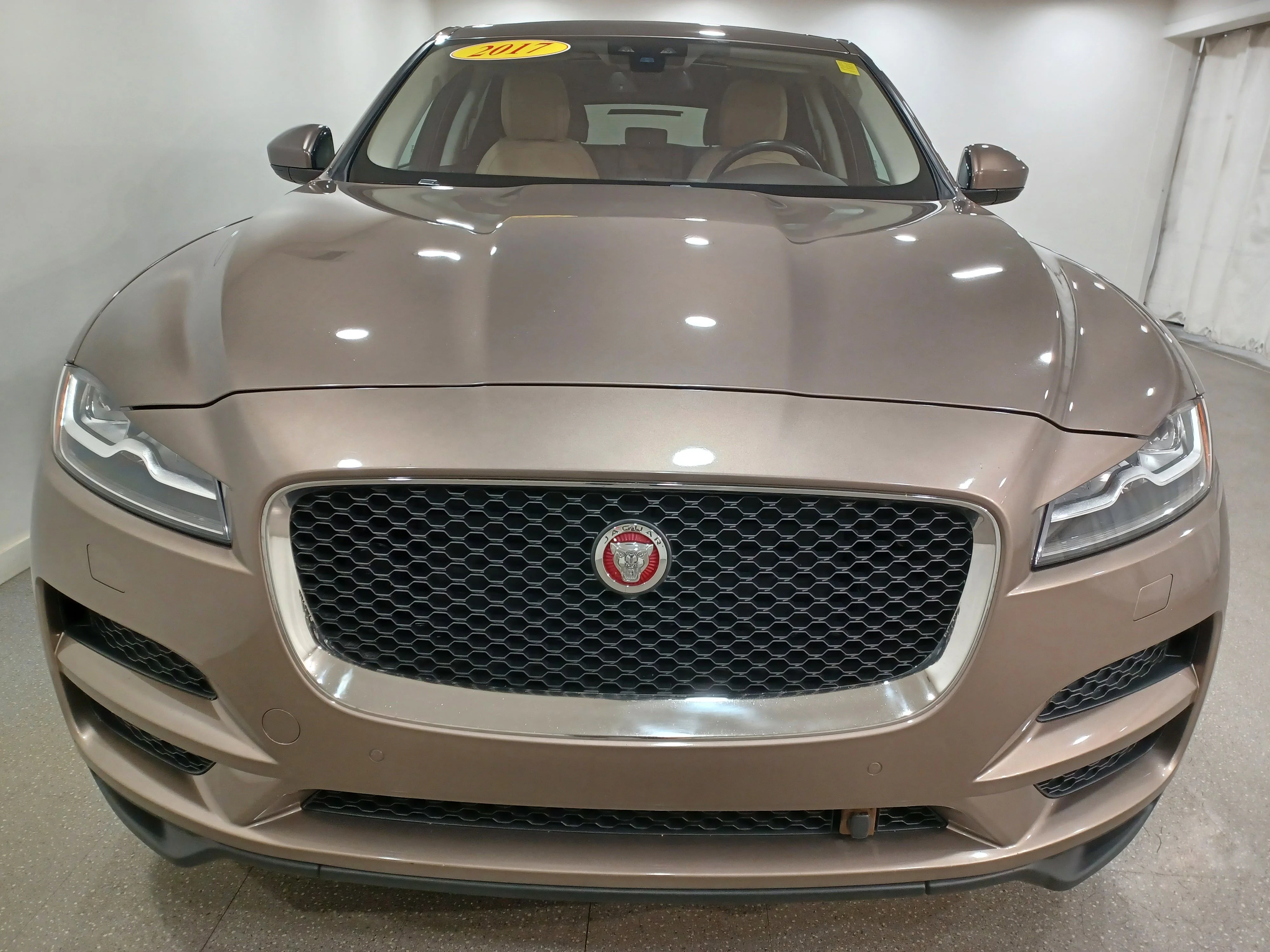 Used 2017 Quartzite Metallic Jaguar 35t Prestige AWD*Nav | Pano Roof | Cooled Leather | Htd Steering Wheel | Blind Spot Detection image 3