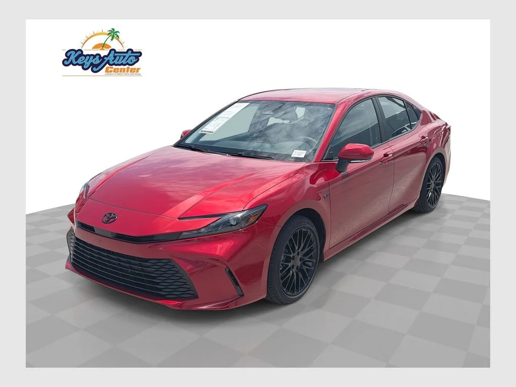 Used 2025 Red Toyota LE image 1
