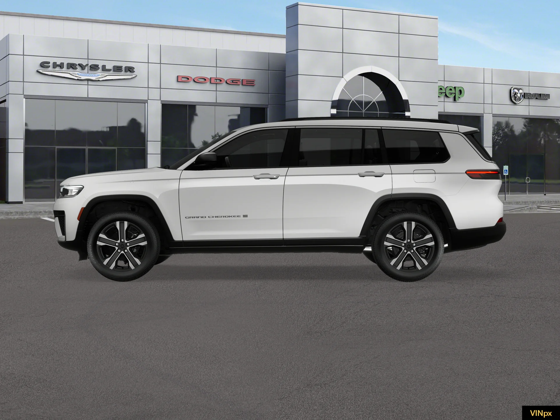 New 2027 Bright White Clear-Coat Paint Jeep Limited image 3