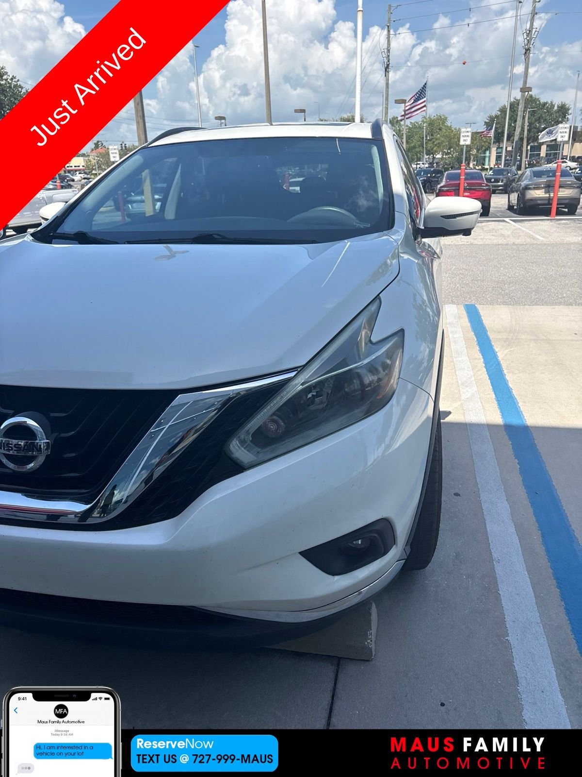 Used 2018 White Nissan SV image 1