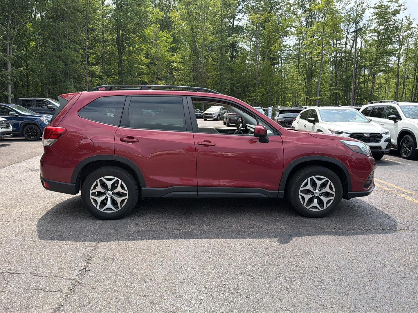 Used 2023 Crimson Red Pearl Subaru Premium image 7