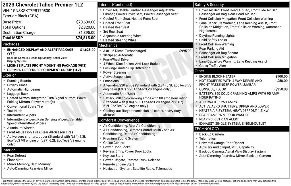 2023 Chevrolet Tahoe Premier - Photo 38