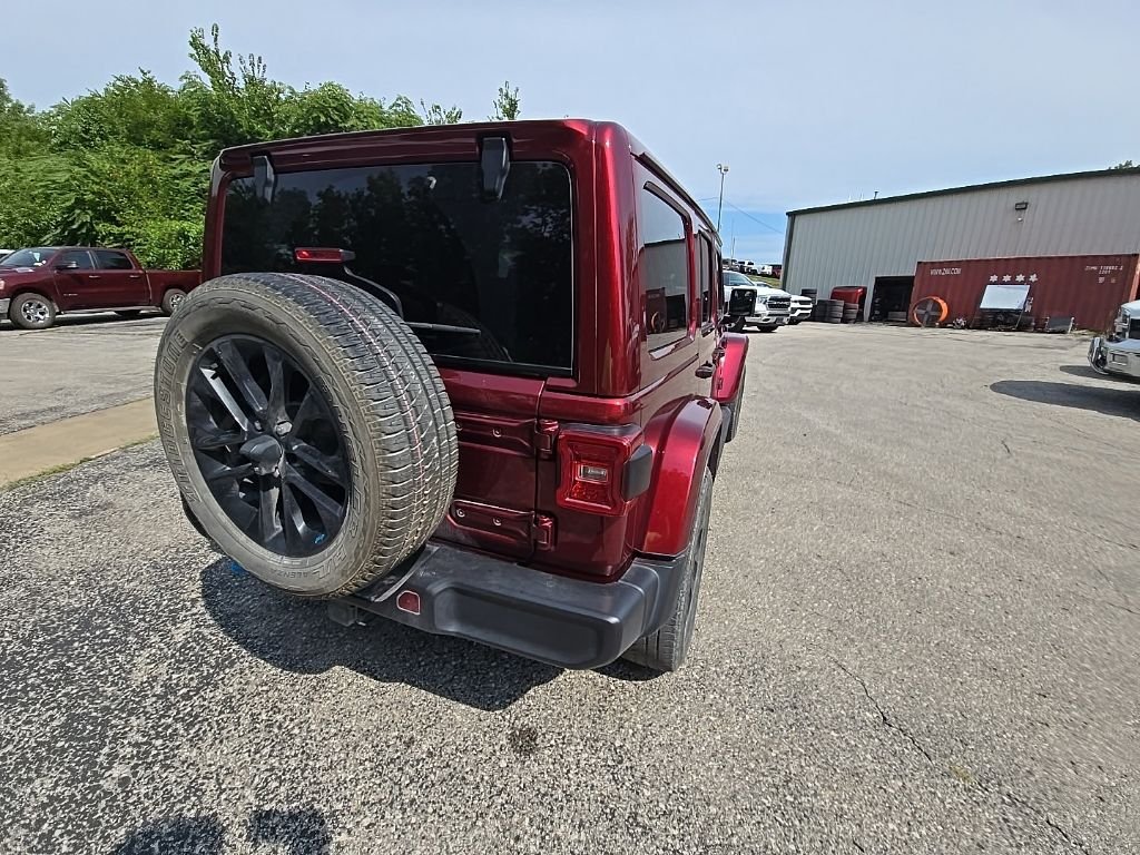 Used 2022 Red Jeep Unlimited Sahara 4xe image 7
