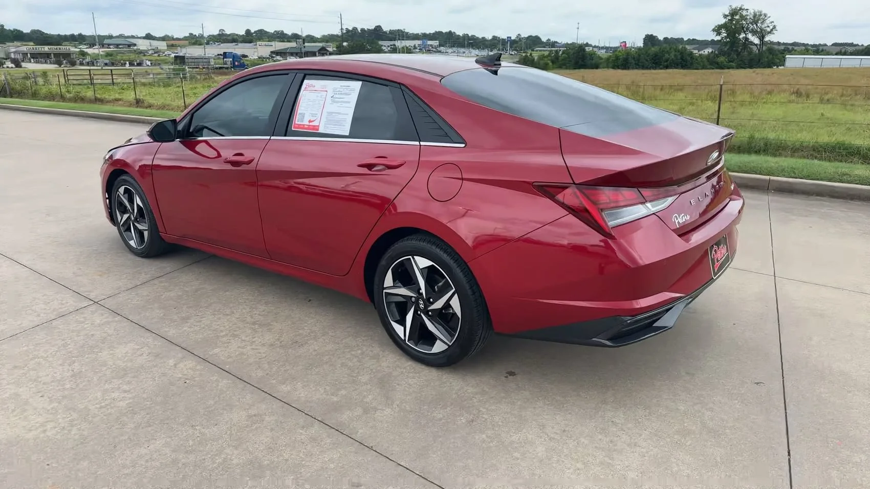 Used 2023 Scarlet Red Pearl Hyundai Limited image 7