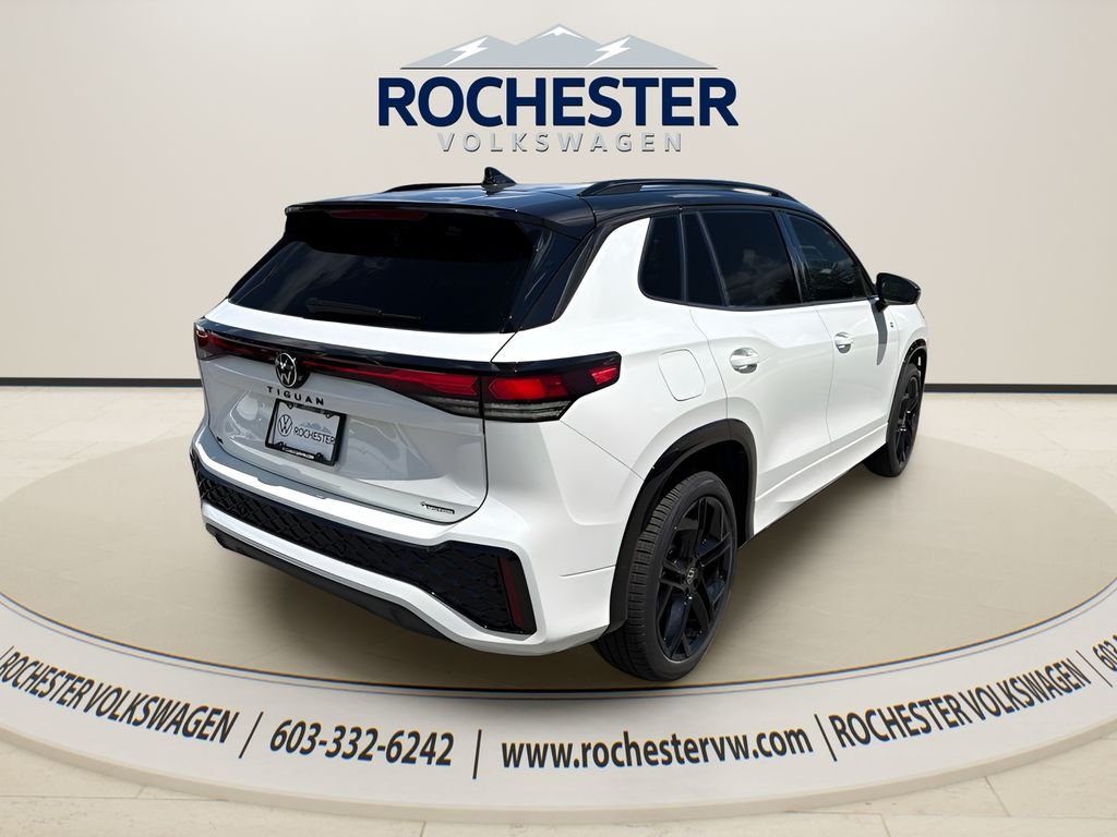 New 2026 Opal White w/Deep Black Roof Volkswagen 2.0T SE R-Line Black image 6