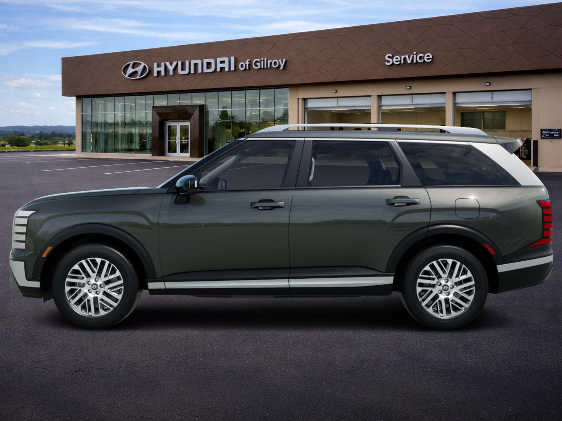 New 2026 Green Hyundai SEL AWD image 3