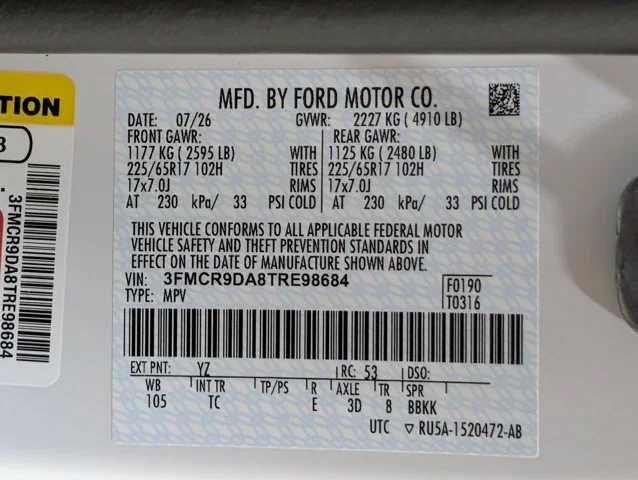 New 2026 Oxford White Ford Badlands® image 51