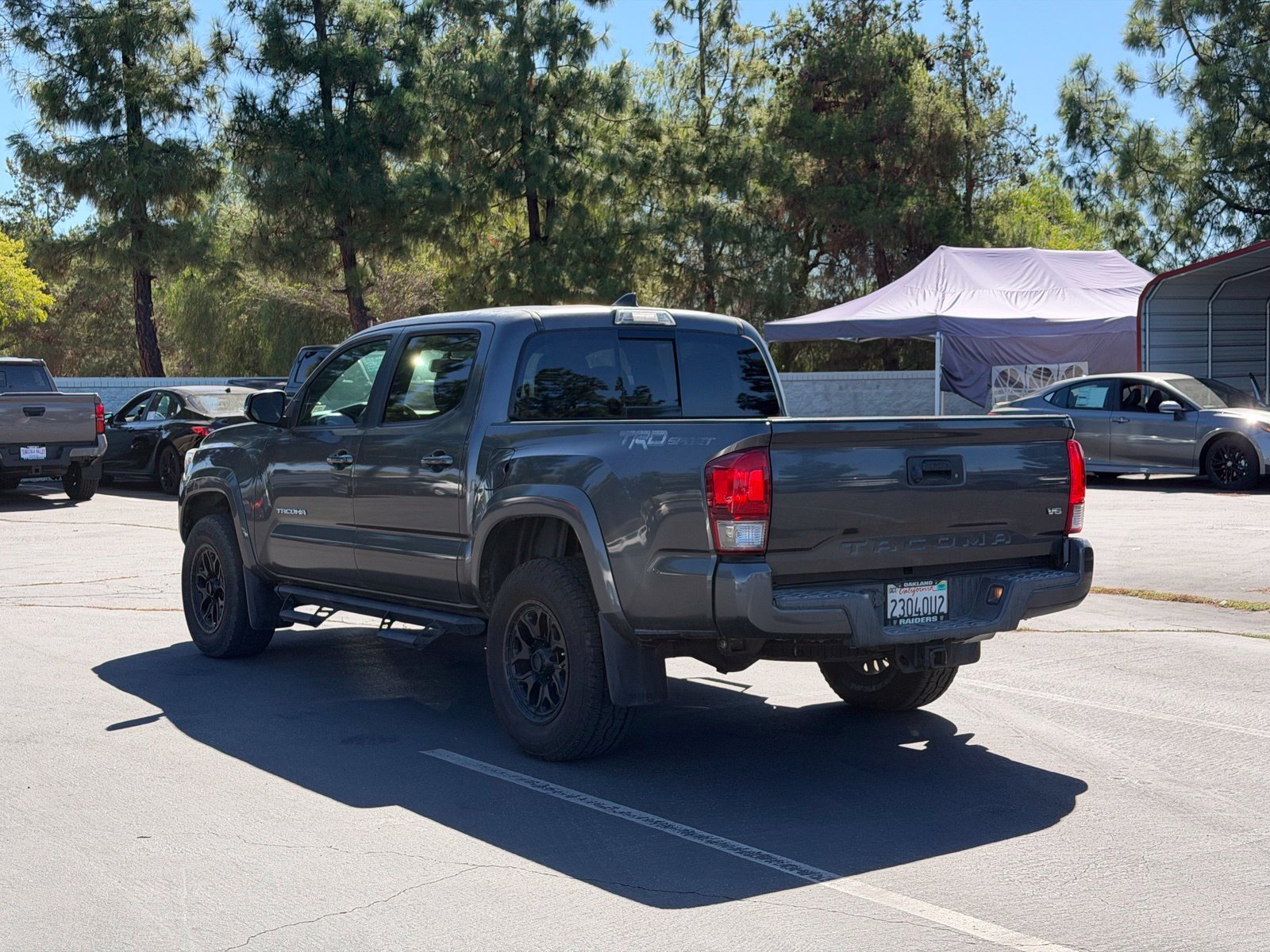 Used 2017 Magnetic Gray Metallic Toyota TRD Sport image 3
