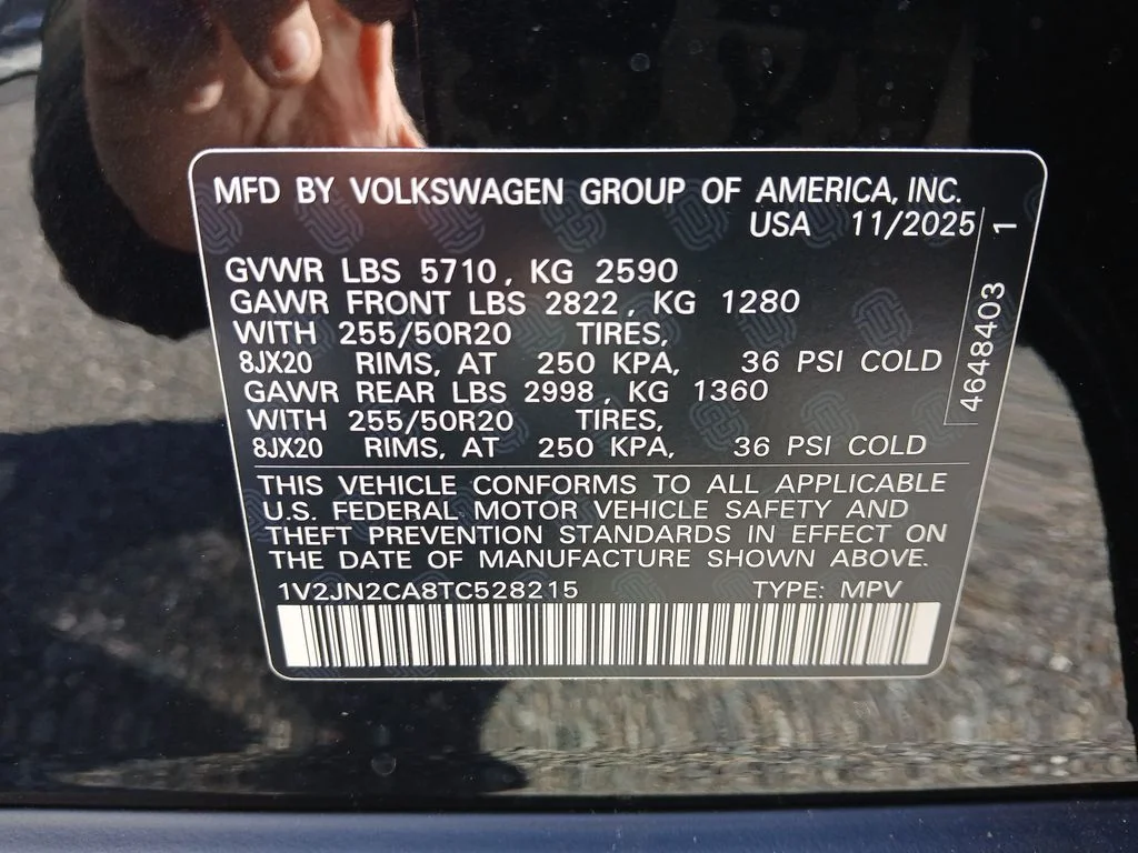 New 2026 Black Volkswagen 2.0T SE w/Technology image 29