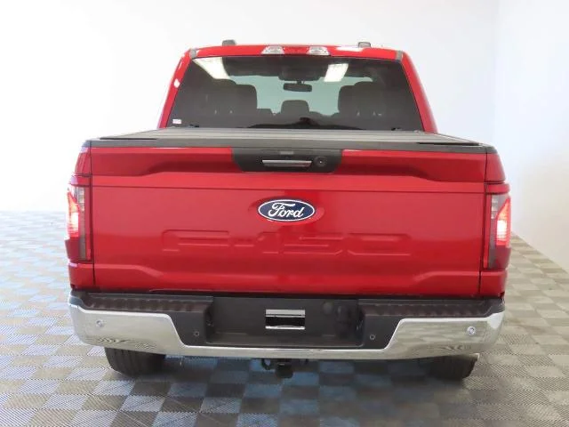 Used 2024 Rapid Red Metallic Tinted Clearcoat Ford XLT Crew Cab image 55