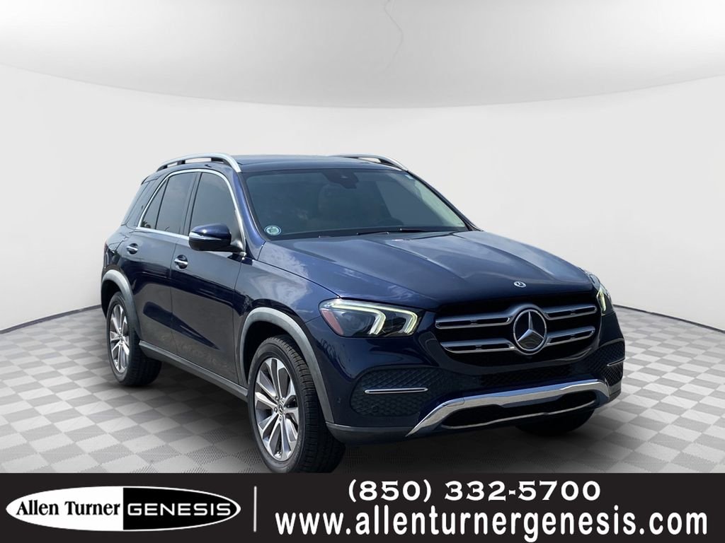 Used 2021 Blue Mercedes-Benz GLE 350 image 1