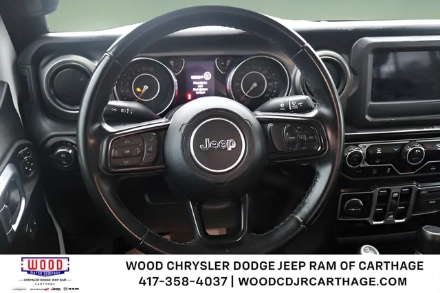 Used 2022 Bright White Clearcoat Jeep Sport image 12
