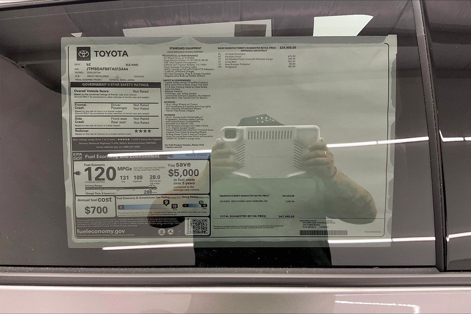 New 2026 Heavy Metal Toyota XLE AWD image 21