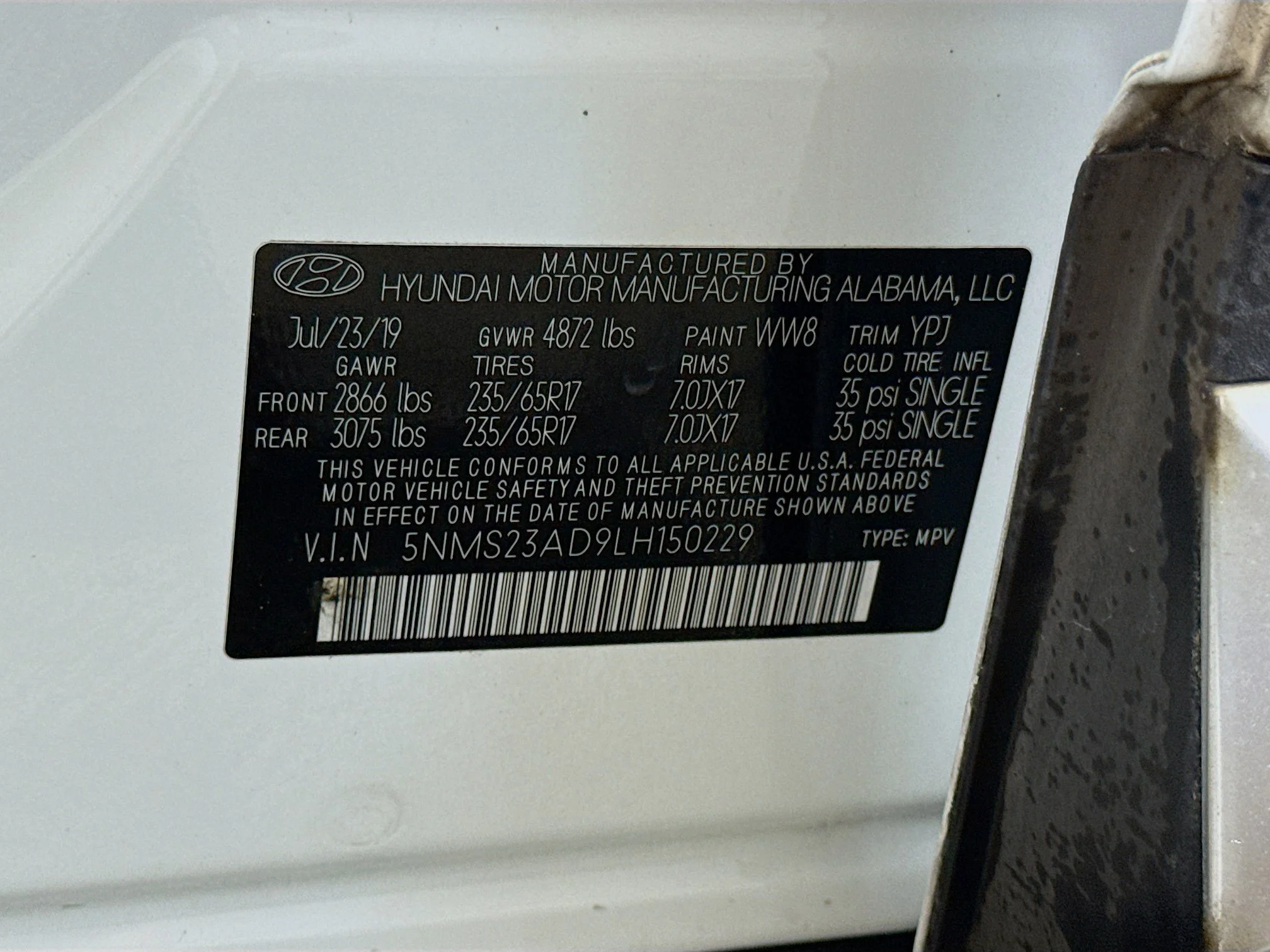 Used 2020 Quartz White Hyundai SE image 35