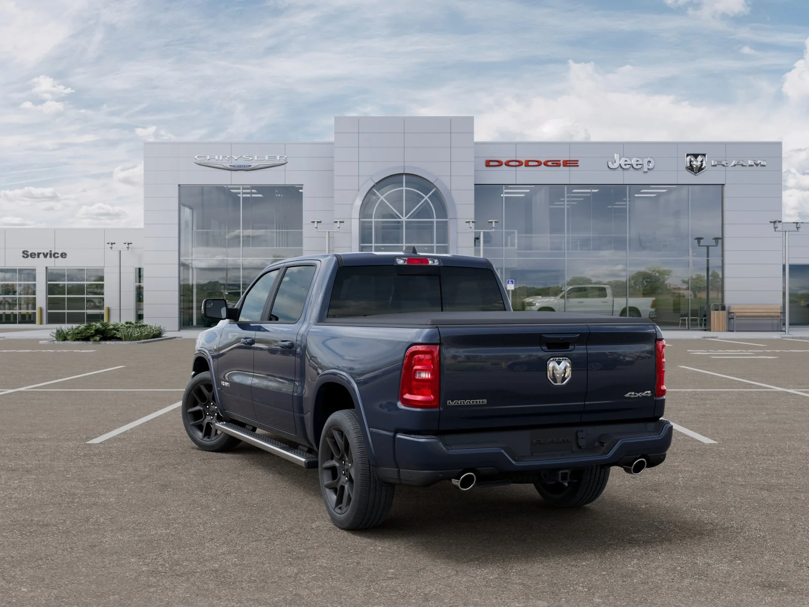 New 2026 Forged Blue Metallic Exterior Paint RAM Laramie image 30