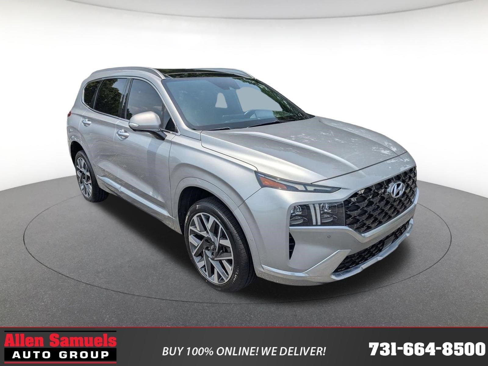 Shimmering Silver 2021 Hyundai Santa Fe SUV / Crossover