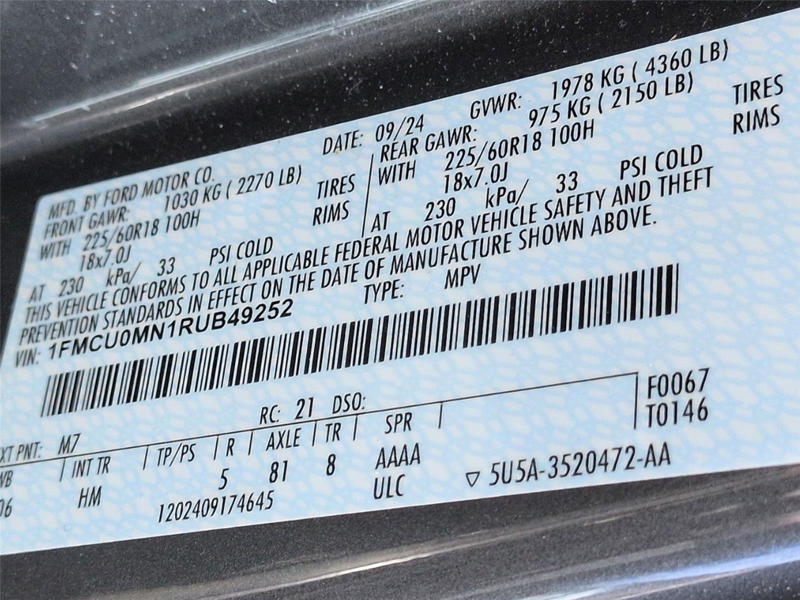 Used 2024 Carbonized Gray Metallic Ford ST-Line image 38