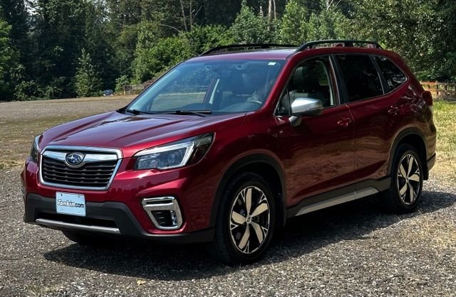 Used 2021 Crimson Red Pearl Subaru Touring image 4