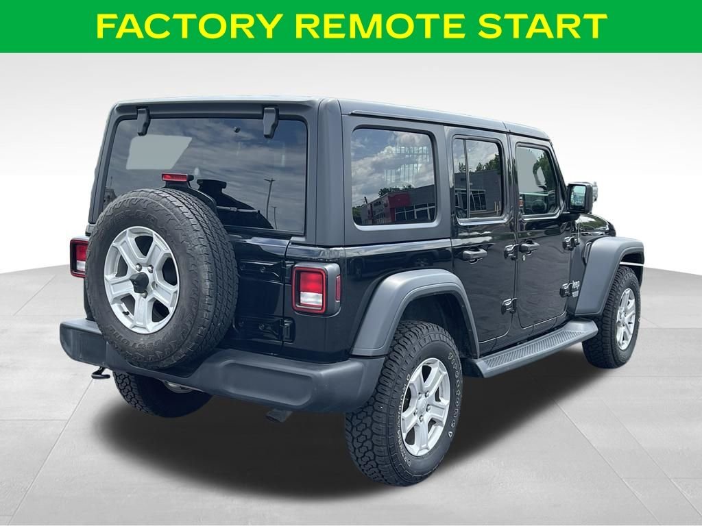 Used 2018 Black Clearcoat Jeep Unlimited Sport S image 7