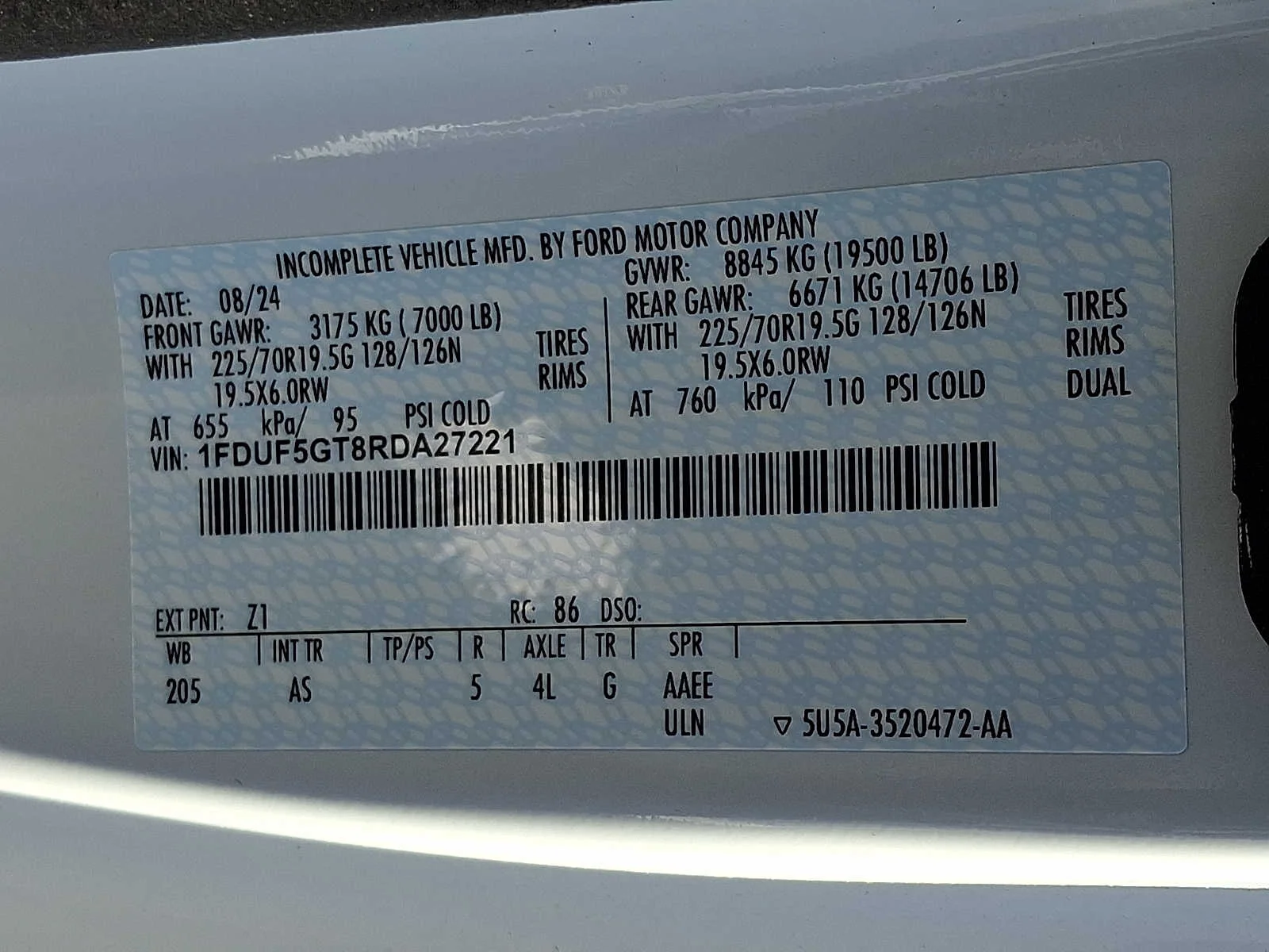 Used 2024 Oxford White Ford XL image 12