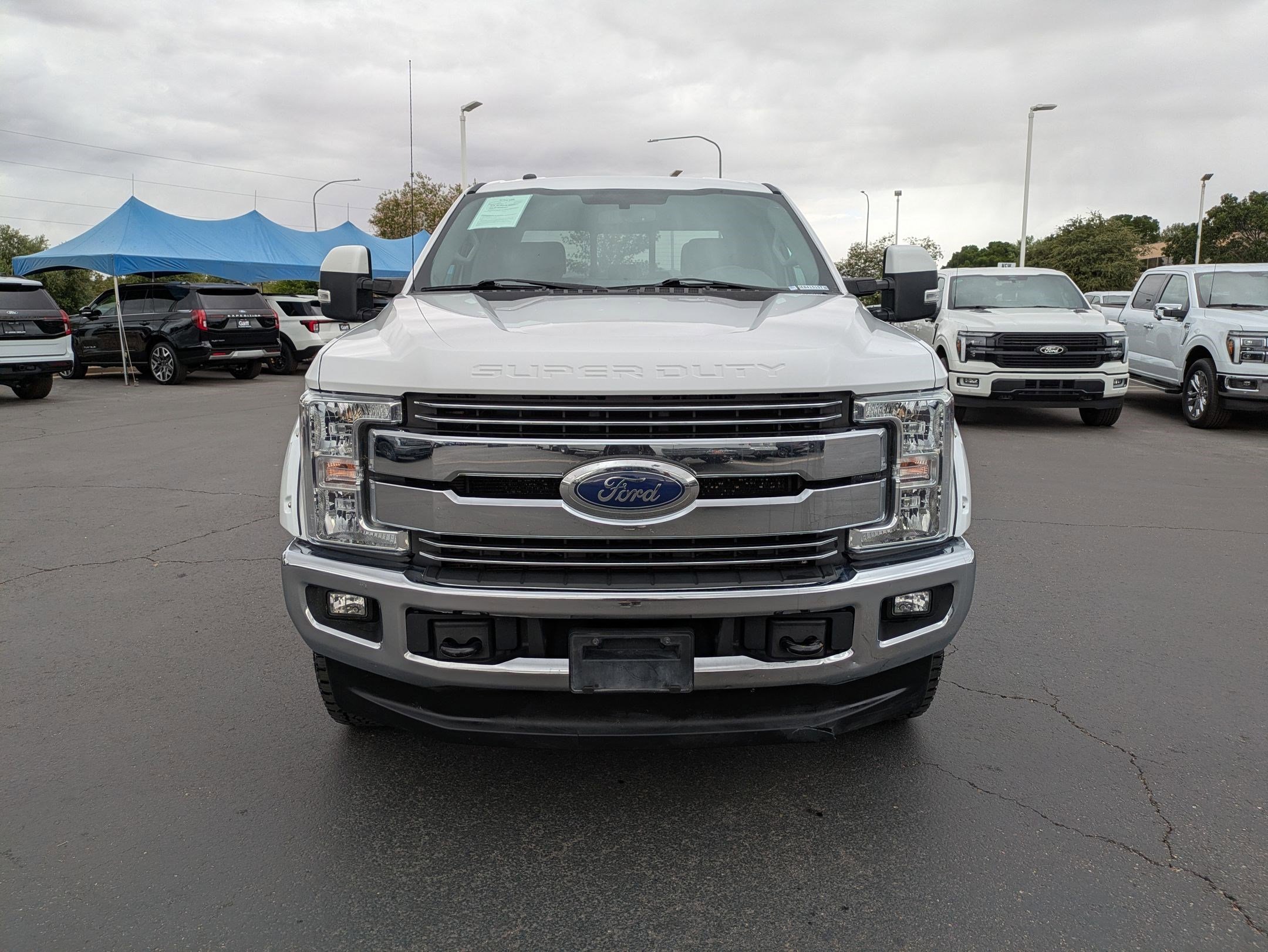 Used 2018 Oxford White Ford LARIAT image 8