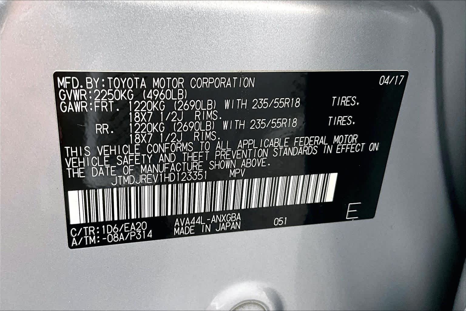 Used 2017 Silver Sky Metallic Toyota Limited image 37